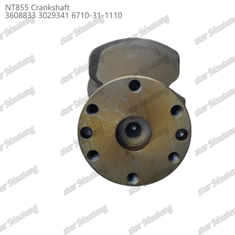 Eje de manivela NT855 Acero forjado 3608833 3029341 6710-31-1110 Para partes de motores diésel Cummins