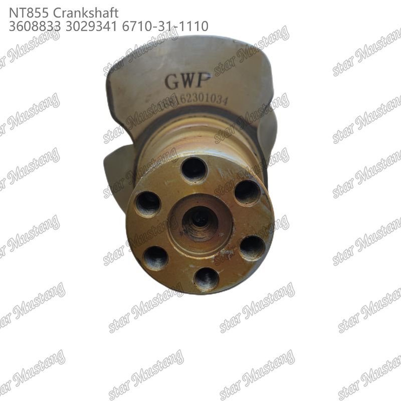 Eje de manivela NT855 Acero forjado 3608833 3029341 6710-31-1110 Para partes de motores diésel Cummins