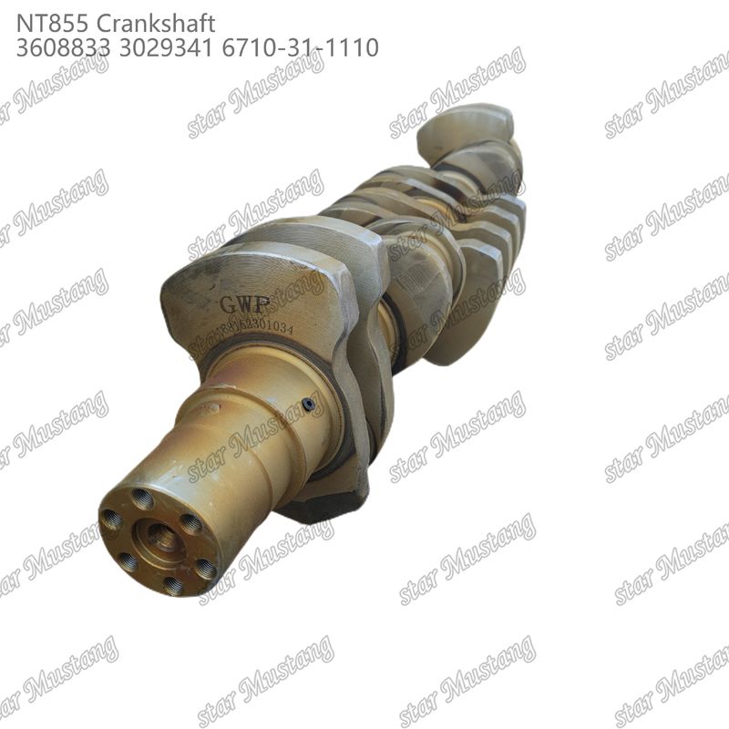 Eje de manivela NT855 Acero forjado 3608833 3029341 6710-31-1110 Para partes de motores diésel Cummins