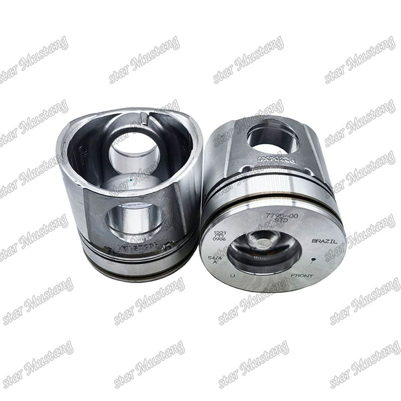 Pistón 4BT 4D102 6BT 6BT5.9 6D102 Cámara de combustión de 50 mm 3957795 3807795 Para las piezas de reparación de motores diésel Cummins
