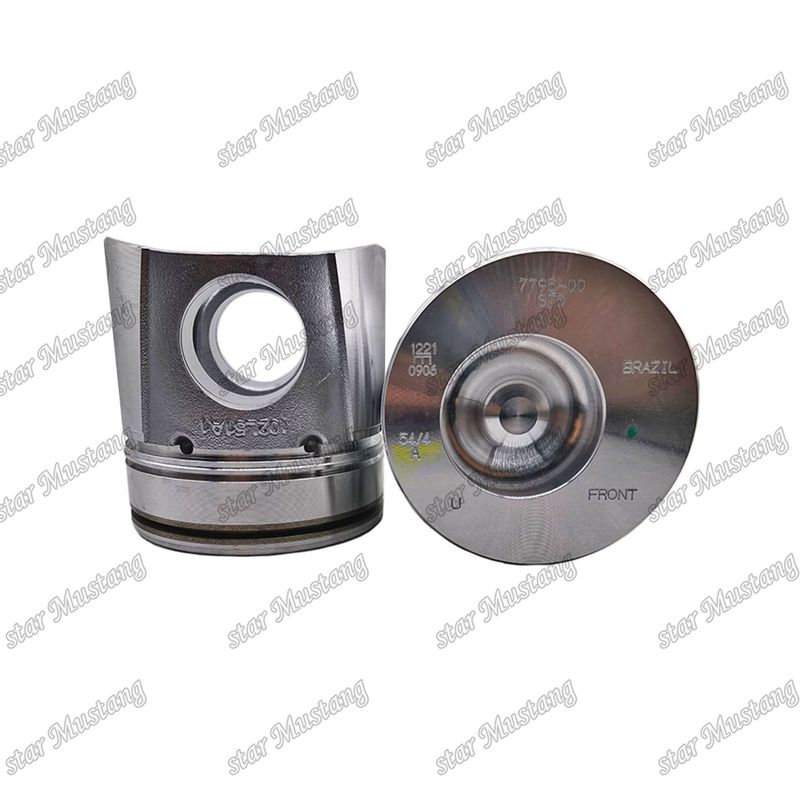Pistón 4BT 4D102 6BT 6BT5.9 6D102 Cámara de combustión de 50 mm 3957795 3807795 Para las piezas de reparación de motores diésel Cummins