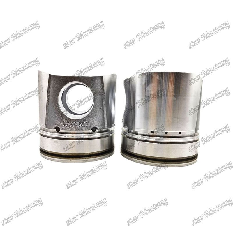 Pistón 4BT 4D102 6BT 6BT5.9 6D102 Cámara de combustión de 50 mm 3957795 3807795 Para las piezas de reparación de motores diésel Cummins