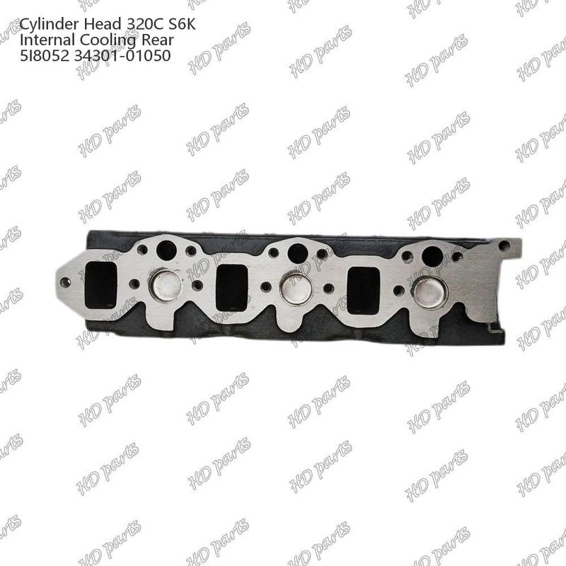 Cabeza de cilindro 320C S6K Refrigeración interna trasera 5I8052 34301-01050 Para repuestos de motores Mitsubishi