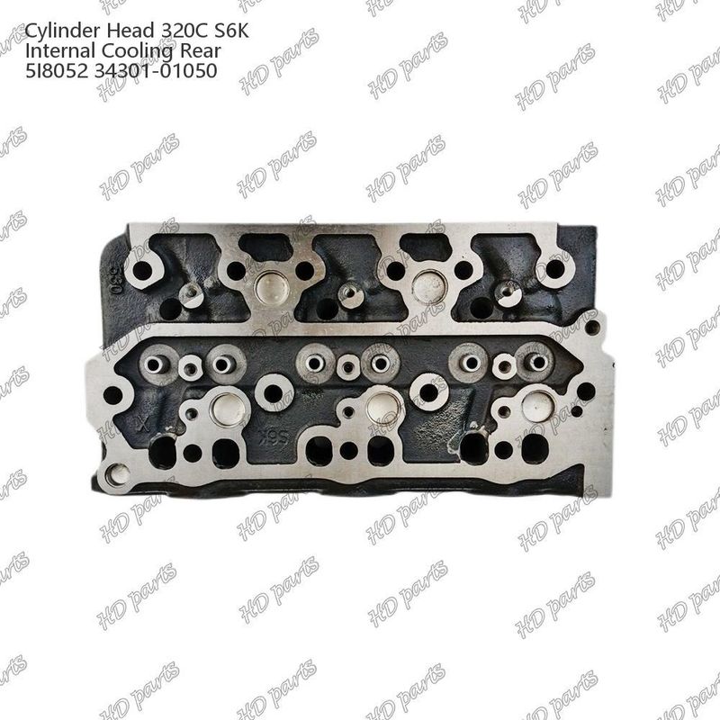 Cabeza de cilindro 320C S6K Refrigeración interna trasera 5I8052 34301-01050 Para repuestos de motores Mitsubishi