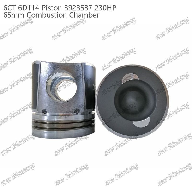 Pistón 6CT 6D114 230HP 3923537 Cámara de combustión de 65 mm Para las piezas de reparación de motores diésel Cummins
