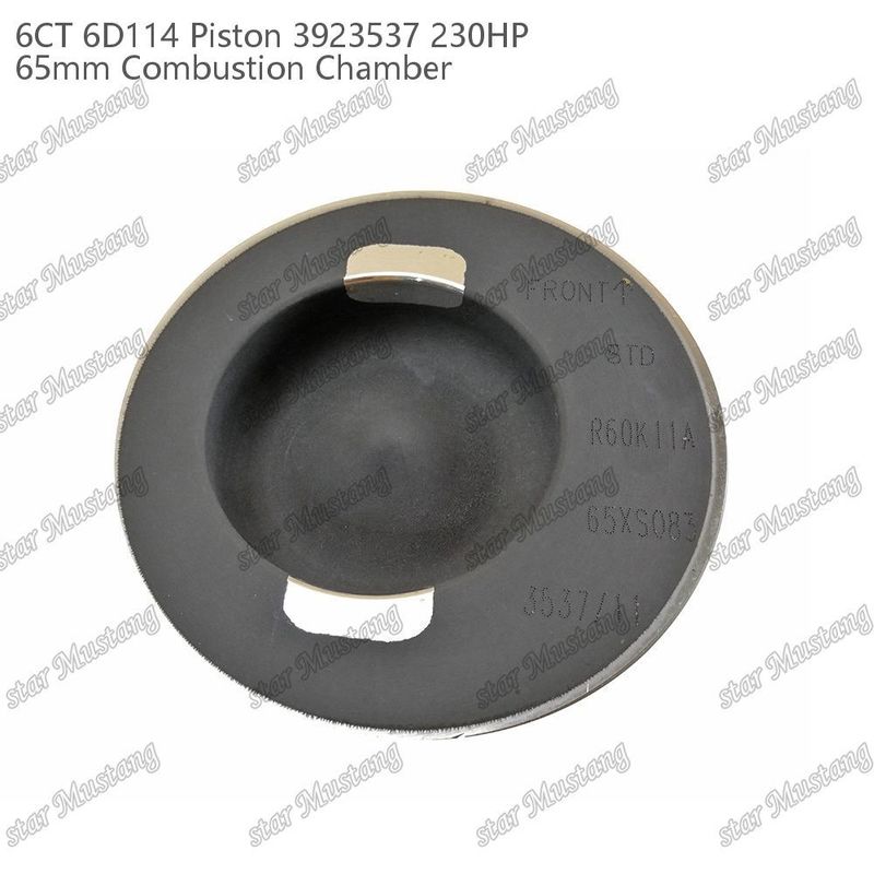 Pistón 6CT 6D114 230HP 3923537 Cámara de combustión de 65 mm Para las piezas de reparación de motores diésel Cummins