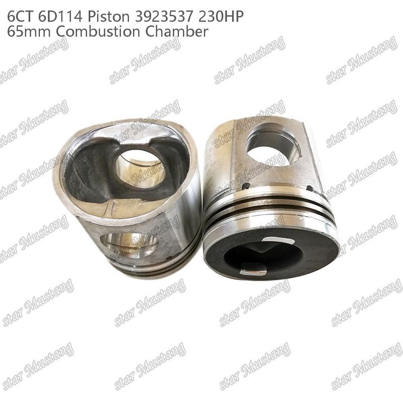 Pistón 6CT 6D114 230HP 3923537 Cámara de combustión de 65 mm Para las piezas de reparación de motores diésel Cummins