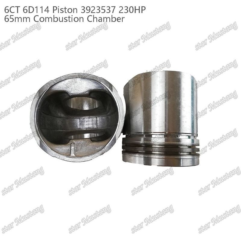 Pistón 6CT 6D114 230HP 3923537 Cámara de combustión de 65 mm Para las piezas de reparación de motores diésel Cummins