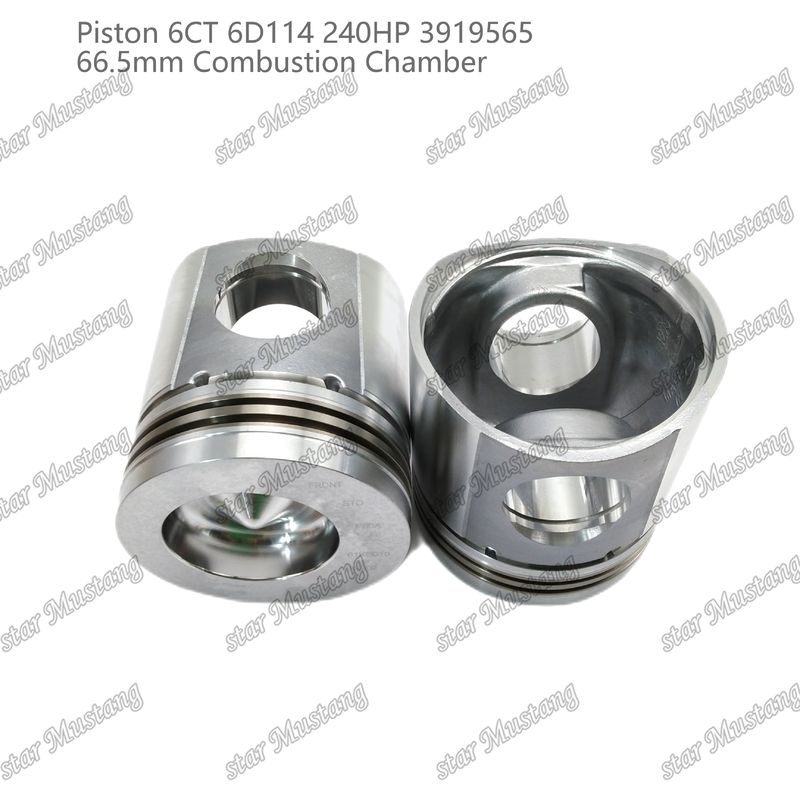 Pistón 6CT 6D114 240HP 3919565 66,5 mm Cámara de combustión para las piezas de reparación de motores diesel Cummins