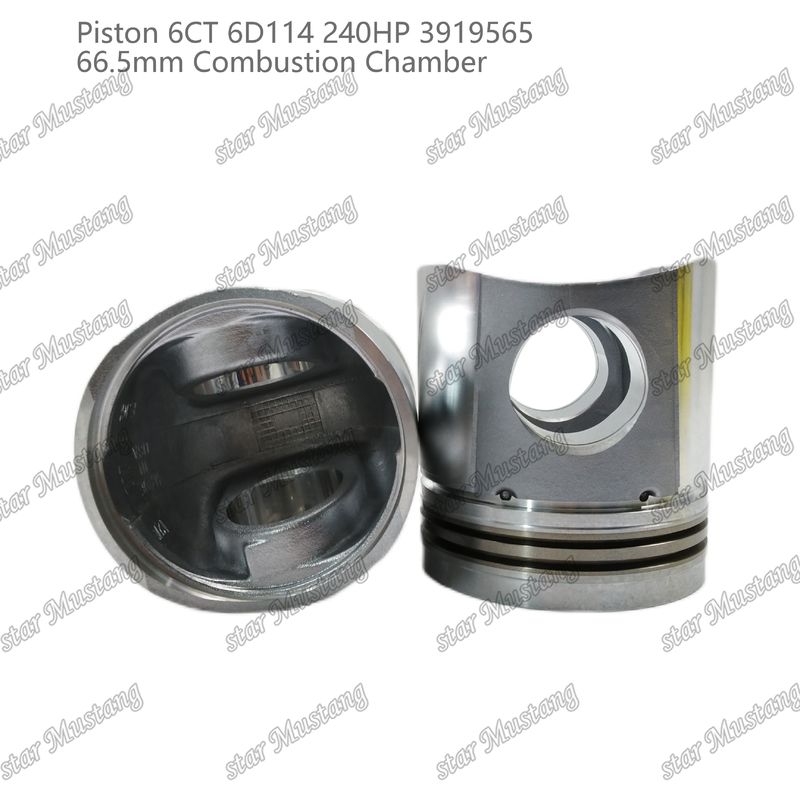Pistón 6CT 6D114 240HP 3919565 66,5 mm Cámara de combustión para las piezas de reparación de motores diesel Cummins
