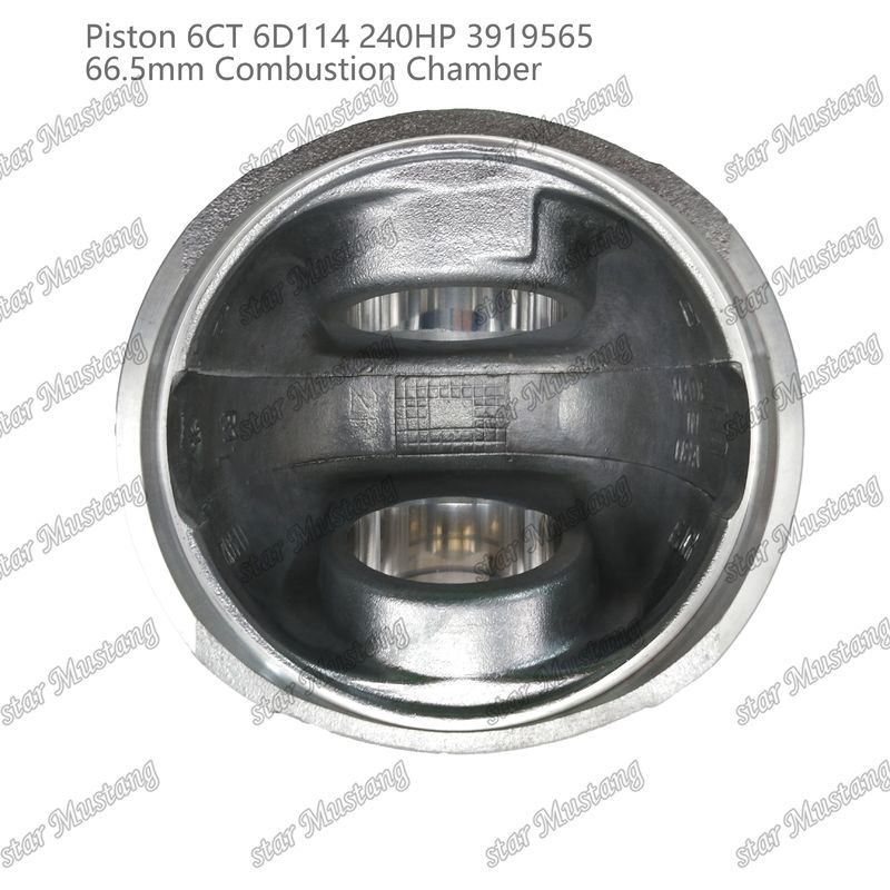 Pistón 6CT 6D114 240HP 3919565 66,5 mm Cámara de combustión para las piezas de reparación de motores diesel Cummins