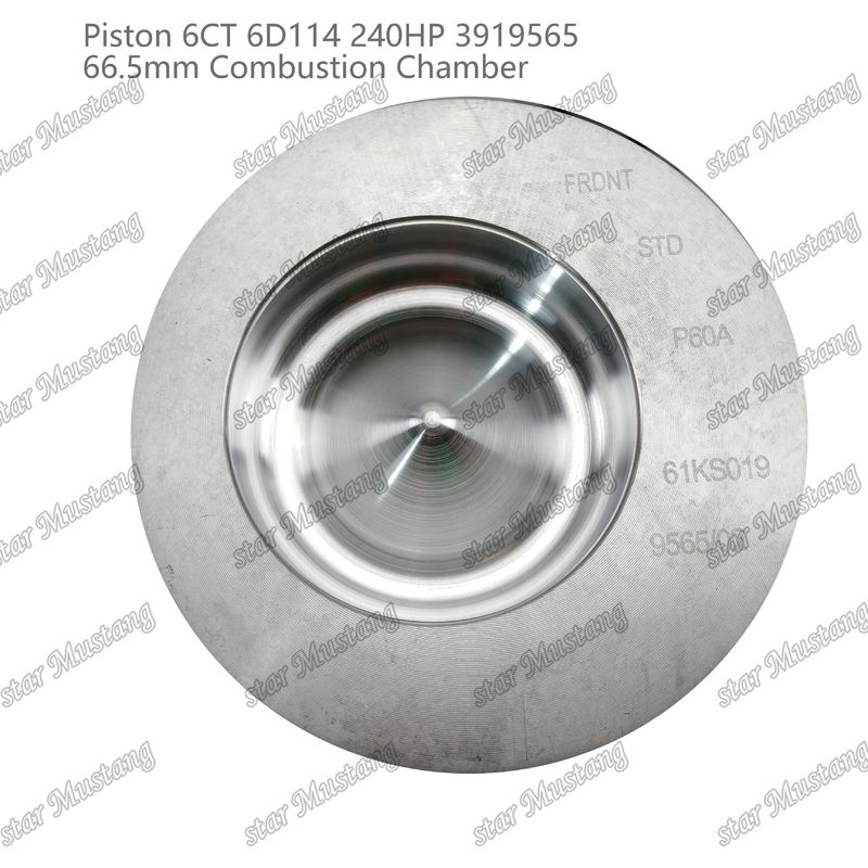 Pistón 6CT 6D114 240HP 3919565 66,5 mm Cámara de combustión para las piezas de reparación de motores diesel Cummins