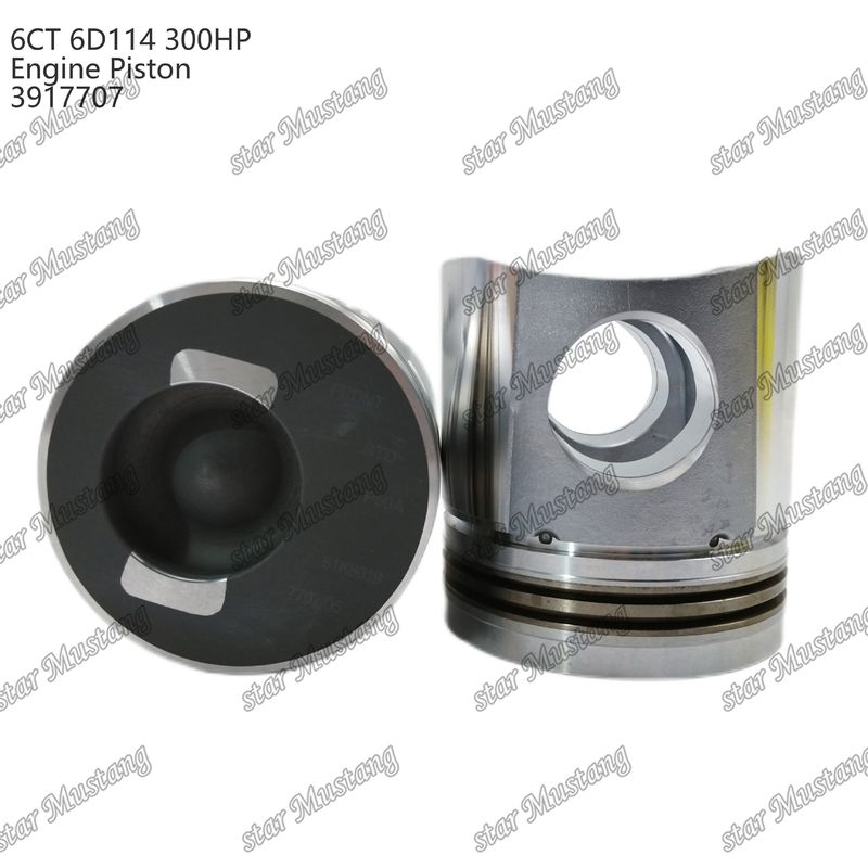 Piston 6CT 6D114 300HP 3917707 Cámara de combustión de 55 mm Para las piezas de reparación de motores diésel Cummins