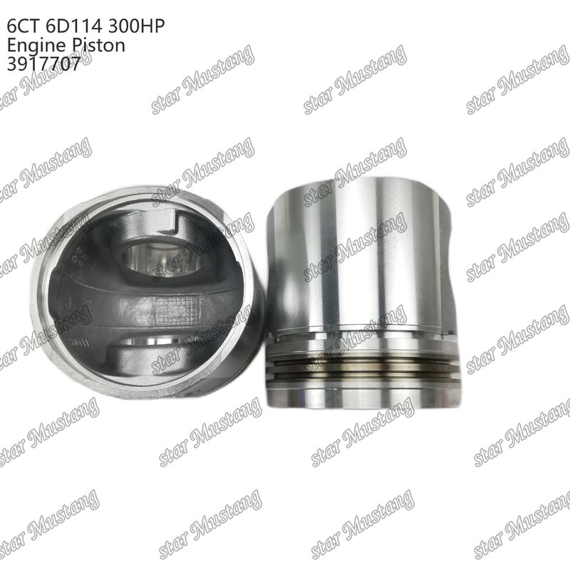 Piston 6CT 6D114 300HP 3917707 Cámara de combustión de 55 mm Para las piezas de reparación de motores diésel Cummins