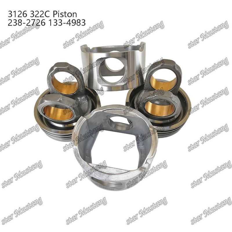 Pistón con alfiler 3126 322C Cámara tamaño 74mm 238-2726 133-4983