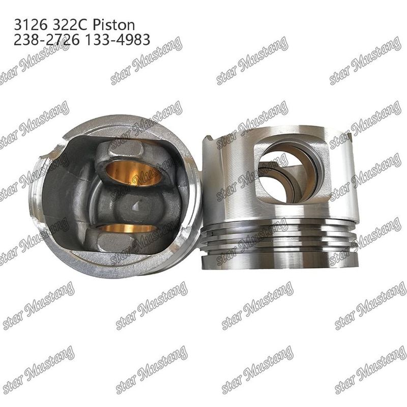 Pistón con alfiler 3126 322C Cámara tamaño 74mm 238-2726 133-4983
