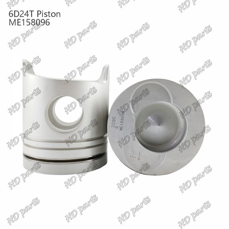 Cámara de combustión de pistón 6D24T 69mm 3.3 doble inclinado x3x4mm ME158096 Para Mitsubishi Motor de piezas de repuesto