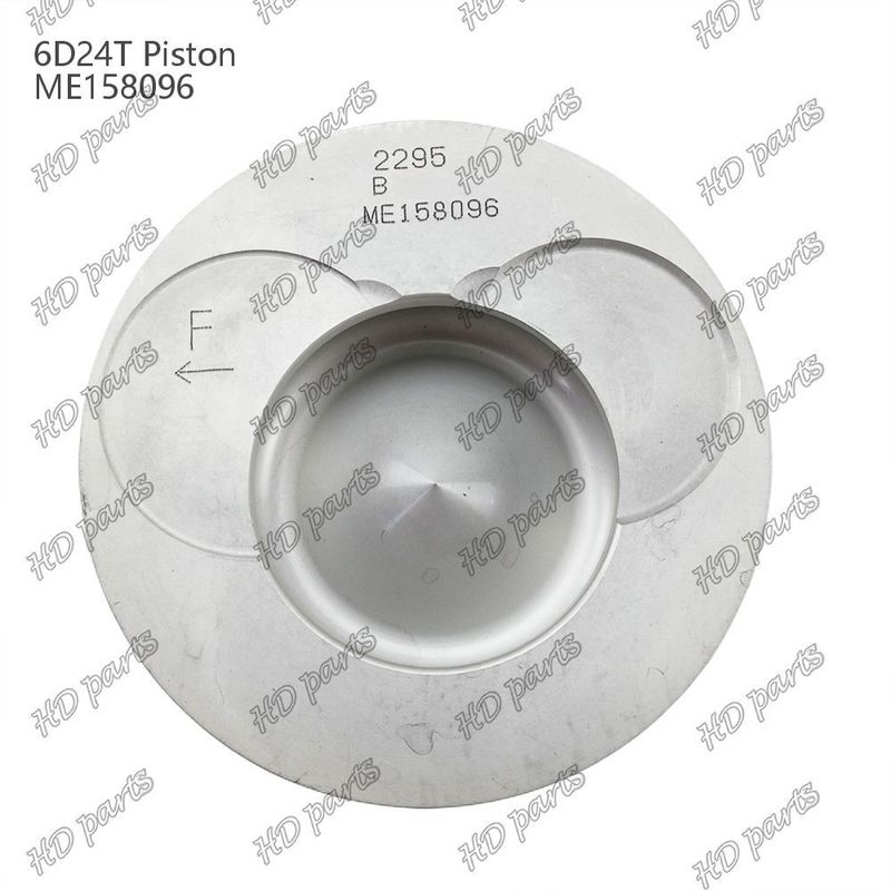Cámara de combustión de pistón 6D24T 69mm 3.3 doble inclinado x3x4mm ME158096 Para Mitsubishi Motor de piezas de repuesto