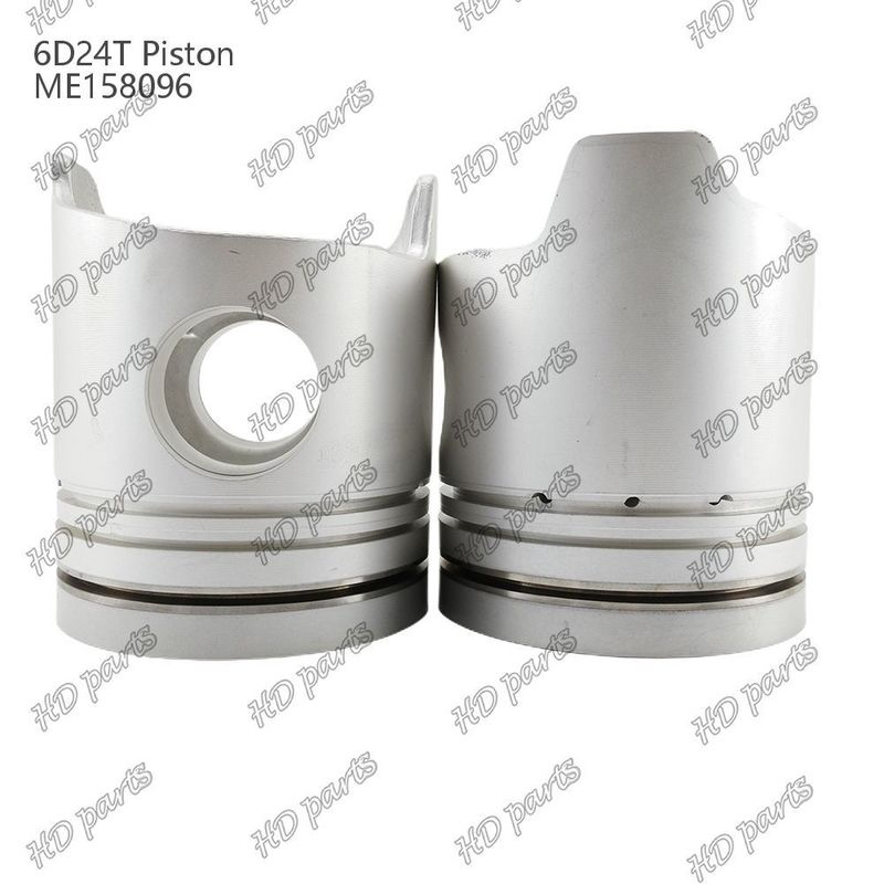 Cámara de combustión de pistón 6D24T 69mm 3.3 doble inclinado x3x4mm ME158096 Para Mitsubishi Motor de piezas de repuesto