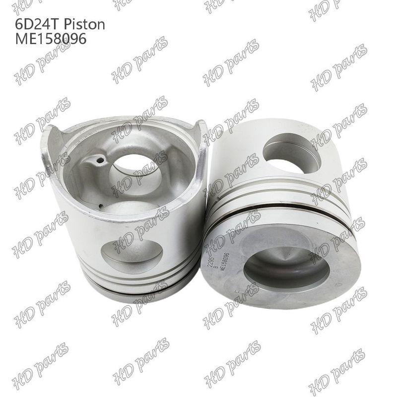 Cámara de combustión de pistón 6D24T 69mm 3.3 doble inclinado x3x4mm ME158096 Para Mitsubishi Motor de piezas de repuesto