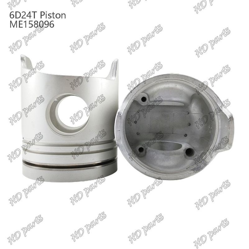 Cámara de combustión de pistón 6D24T 69mm 3.3 doble inclinado x3x4mm ME158096 Para Mitsubishi Motor de piezas de repuesto