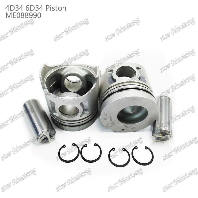 4D34 Fuerte de perno de pistón del motor 36 mm con alfin sin galería de aceite ME088990 para repuestos de motores Mitsubishi