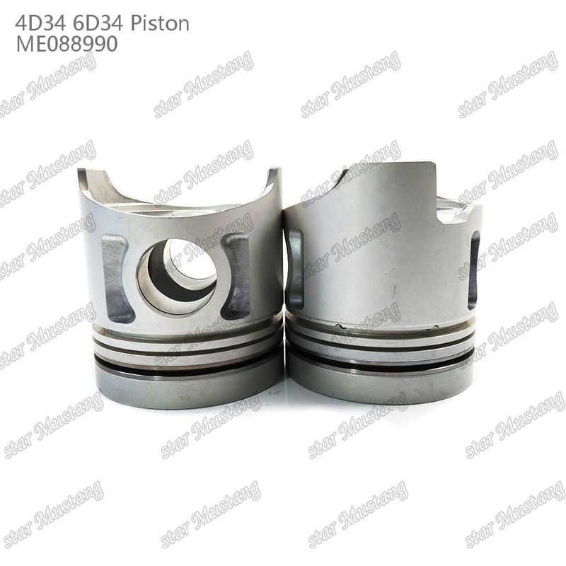 6D34 Fuerte de perno de pistón del motor 36 mm con alfin sin galería de aceite ME088990 para repuestos de motores Mitsubishi