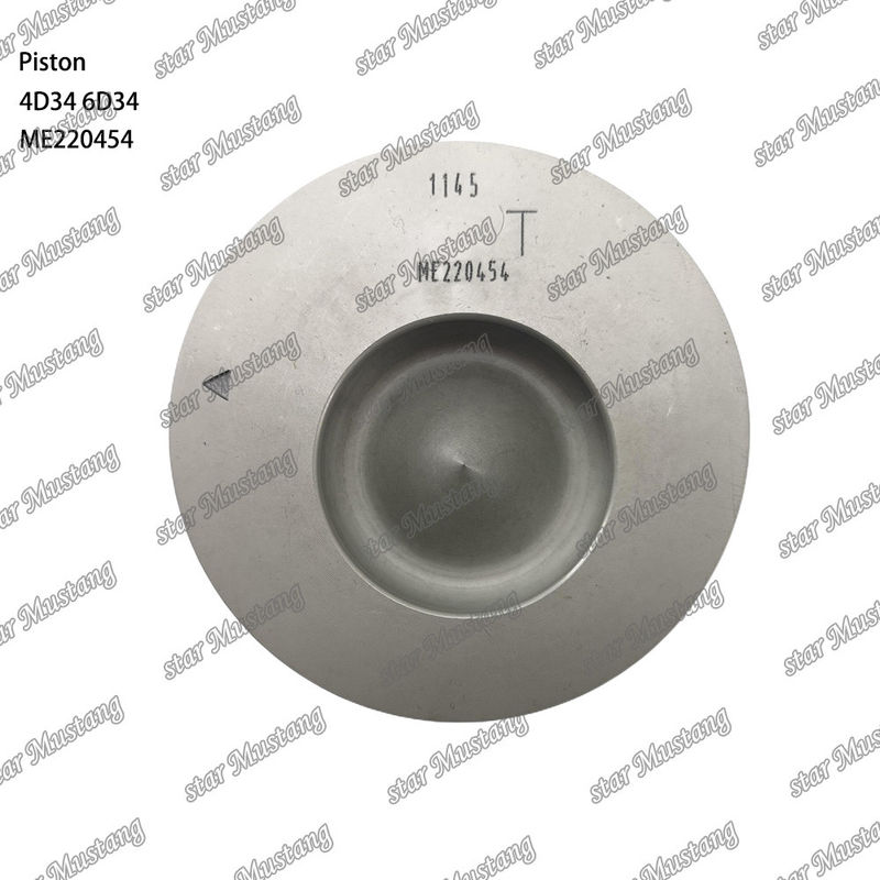 6D34 Fuerte de pistón del motor 36 mm con alfín con galería de aceite ME220454 Para repuestos de motores Mitsubishi