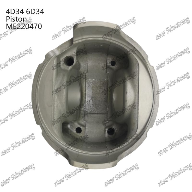 6D34 Fuego de pistón del motor 36 mm con alfín con galería de aceite ME220470 para repuestos de motores Mitsubishi