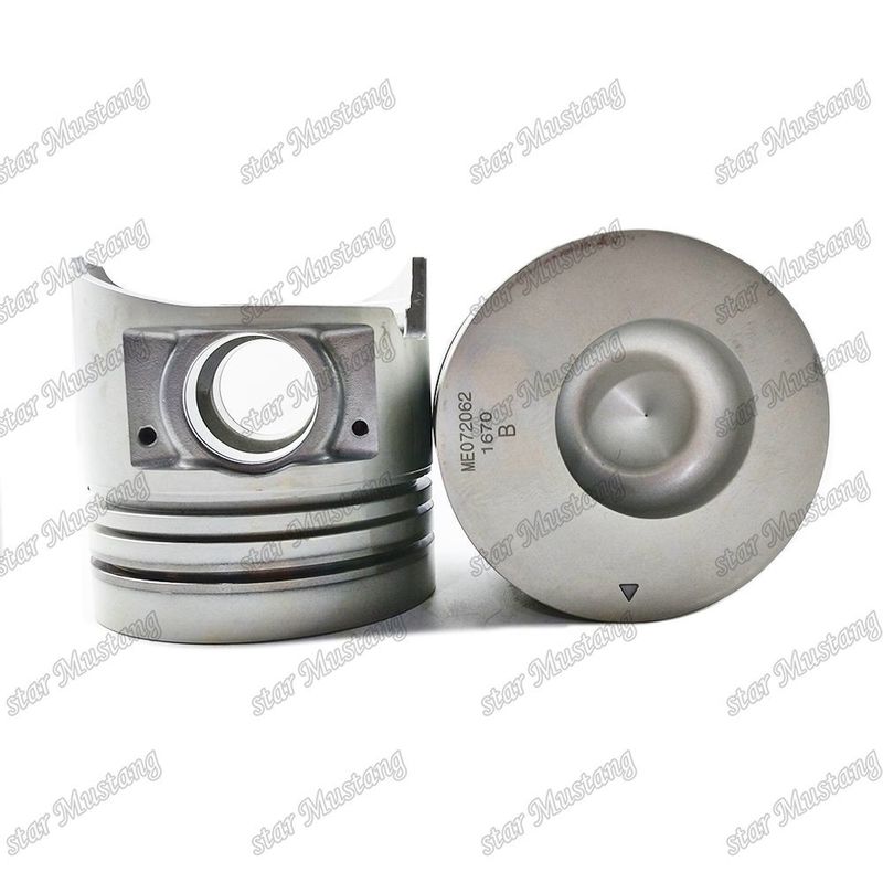 6D16 Cámara de pistones del motor Tamaño 59mm 3×2.5×4mm Agujero de alfiler 38mm ME072062 ME072064 Para repuestos de motores Mitsubishi