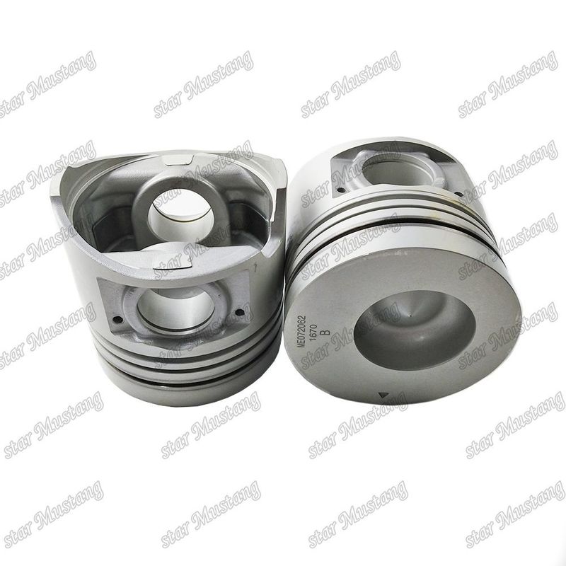 6D16 Cámara de pistones del motor Tamaño 59mm 3×2.5×4mm Agujero de alfiler 38mm ME072062 ME072064 Para repuestos de motores Mitsubishi