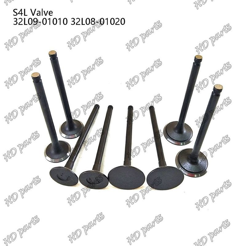 Válvula S4L IN 32L09-01010 EX 32L08-01020 para las piezas de reparación de motores diesel Mitsubishi