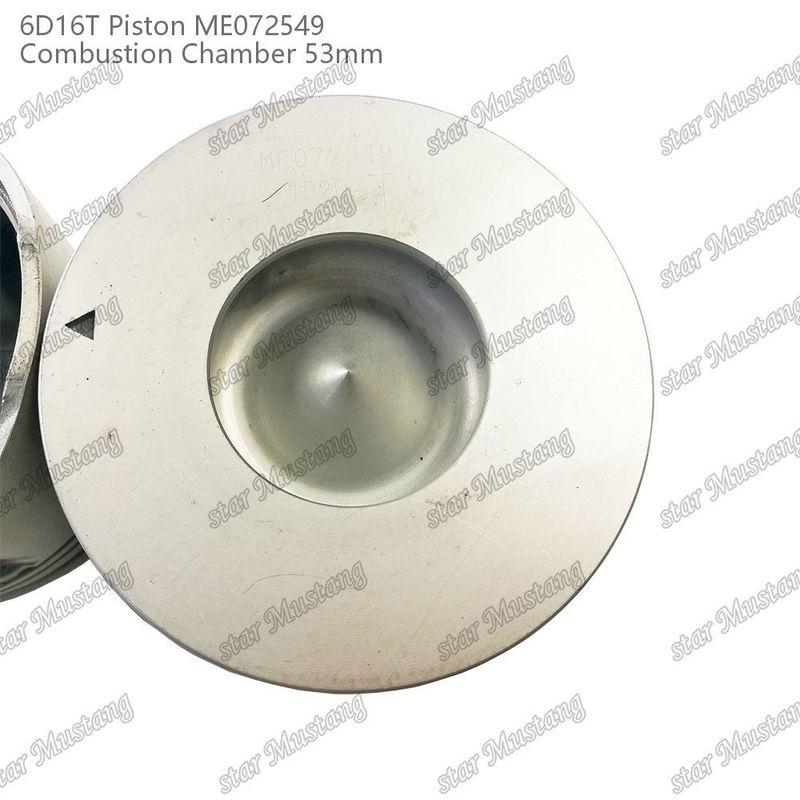 6D16T-24V Cámara de pistones del motor Tamaño 53mm 3kx2.5x4mm Agujero de alfiler 38mm ME072549 Para repuestos de motores Mitsubishi
