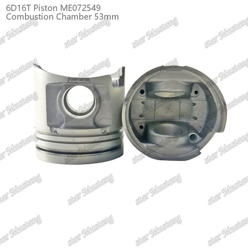 6D16T-24V Cámara de pistones del motor Tamaño 53mm 3kx2.5x4mm Agujero de alfiler 38mm ME072549 Para repuestos de motores Mitsubishi