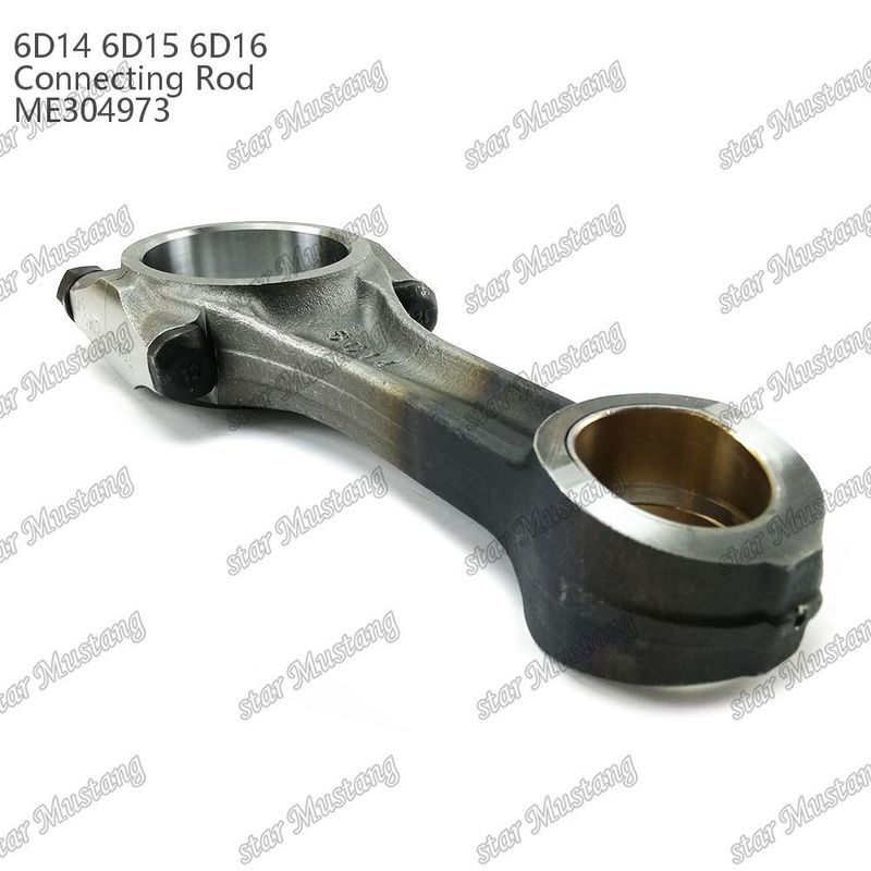 Durabilidad Maquinaria diésel Conducción Varilla de conexión 6D14 6D15 6D16 Staggered biselado con tuerca ME304973 Para Mitsubishi