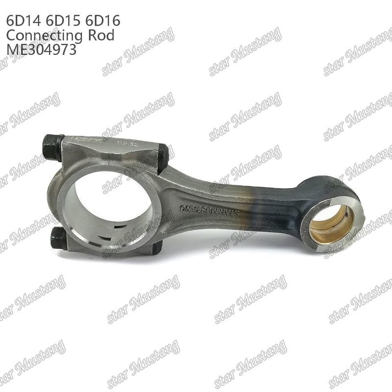 Durabilidad Maquinaria diésel Conducción Varilla de conexión 6D14 6D15 6D16 Staggered biselado con tuerca ME304973 Para Mitsubishi
