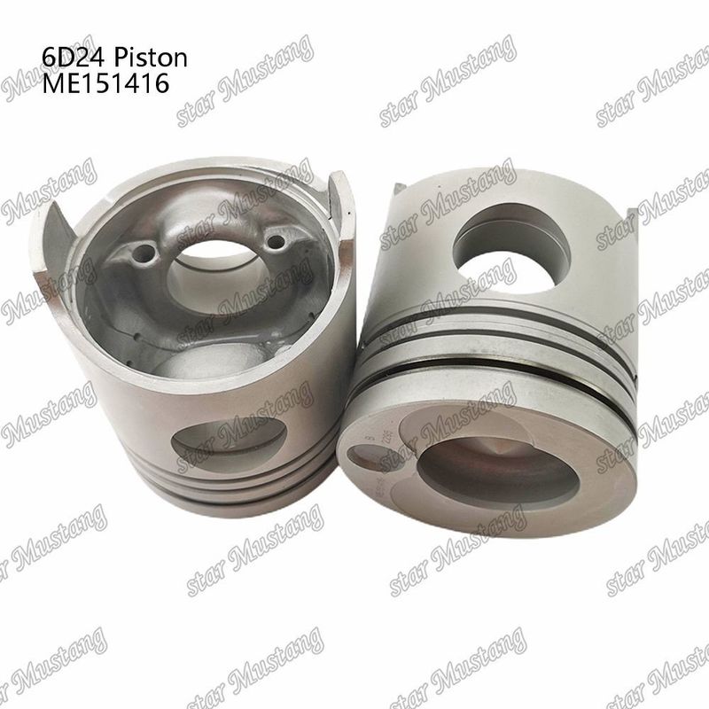 6D24 Cámara de pistones del motor Tamaño 69mm 3.3Kx3x4mm ME151416 Para repuestos de motores Mitsubishi