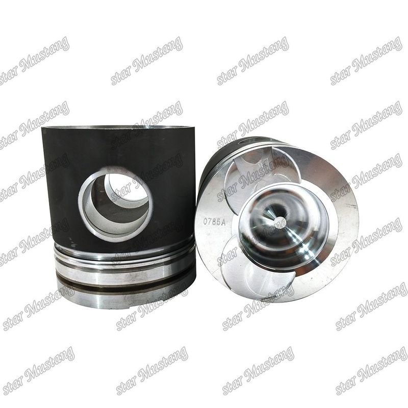 Pistón D1146 Fondo plano 65.02501-0785A Para las piezas de reparación de motores diésel Doosan