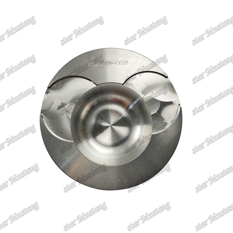 Pistón D2366 Fondo puntiagudo 65.02501-0031 Para las piezas de reparación de motores Diesel Doosan