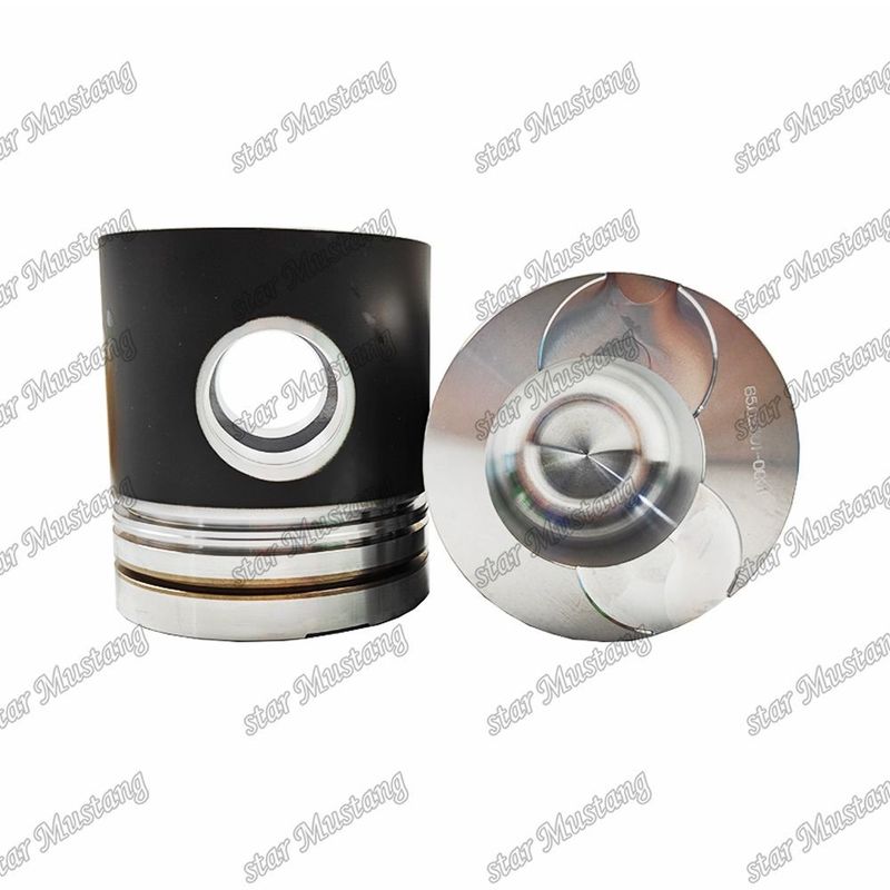 Pistón D2366 Fondo puntiagudo 65.02501-0031 Para las piezas de reparación de motores Diesel Doosan