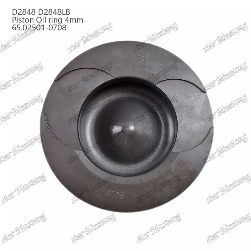 Pistón D2848 D2848LB Anillo de aceite 4 mm 65.02501-0708 Para las piezas de reparación de motores diésel Doosan