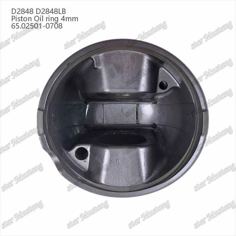 Pistón D2848 D2848LB Anillo de aceite 4 mm 65.02501-0708 Para las piezas de reparación de motores diésel Doosan