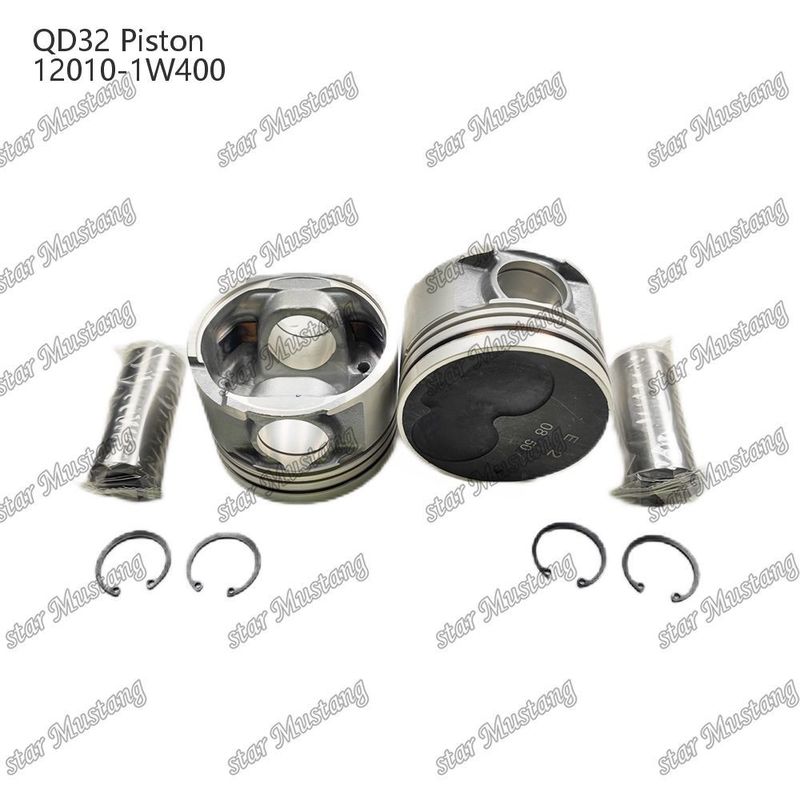 QD32 pistón del motor con galería de aceite 12010-1W400 para Mitsubishi motor de piezas de repuesto
