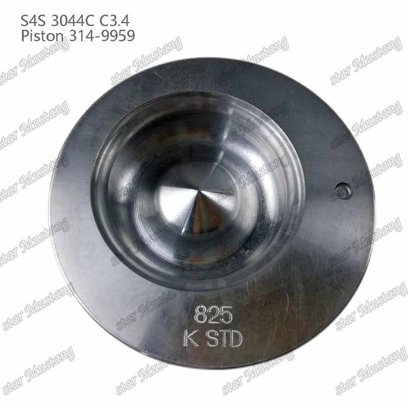 S4S 3044C C3.4 825 Motor Pistón Alfin Cámara Tamaño 53mm 60mm Anillo de aceite 4mm 314-9959 Para repuestos de motores Mitsubishi