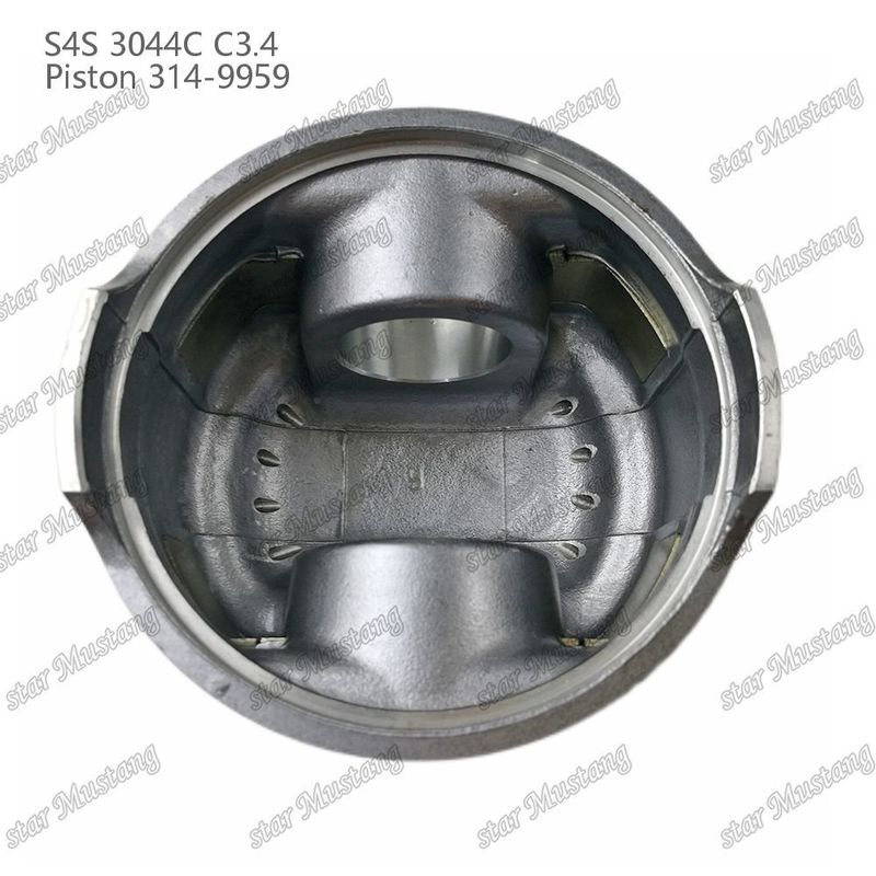 S4S 3044C C3.4 825 Motor Pistón Alfin Cámara Tamaño 53mm 60mm Anillo de aceite 4mm 314-9959 Para repuestos de motores Mitsubishi