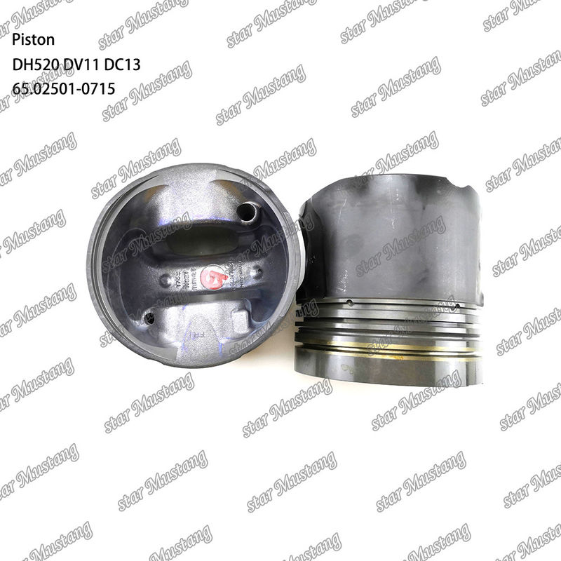 Pistón DH520 DV11 DC13 65.02501-0715 Para las piezas de reparación de motores diésel Doosan