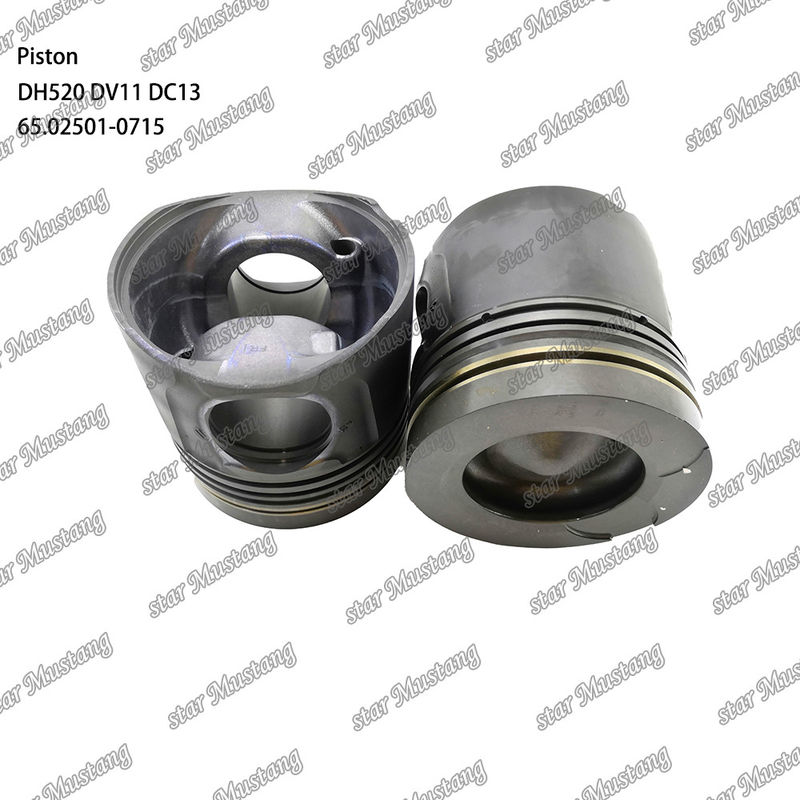 Pistón DH520 DV11 DC13 65.02501-0715 Para las piezas de reparación de motores diésel Doosan