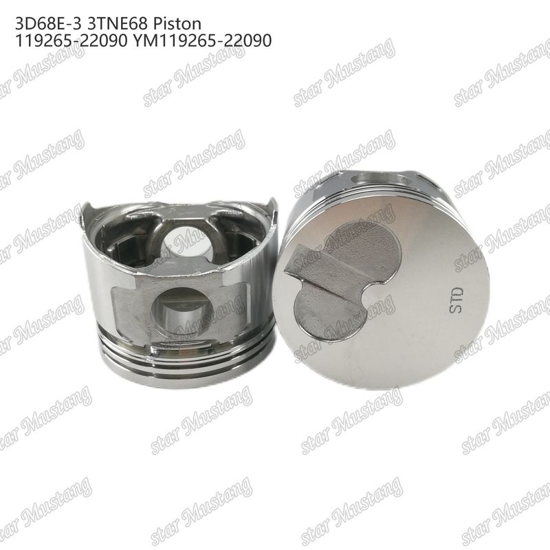 Pistón 3D68E-3 3TNE68 Alturas 53mm 119265-22090 YM119265-22090 Para las piezas de reparación de motores diésel Yanmar