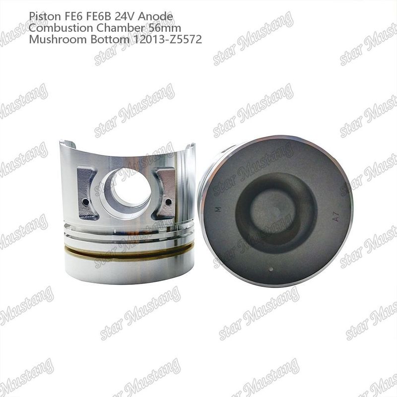 FE6 FE6B Motor pistón de 24 V Tamaño de la cámara 56 mm 2.5x2x4 mm 12013-Z5572 Para las piezas de repuesto del motor de Nissan