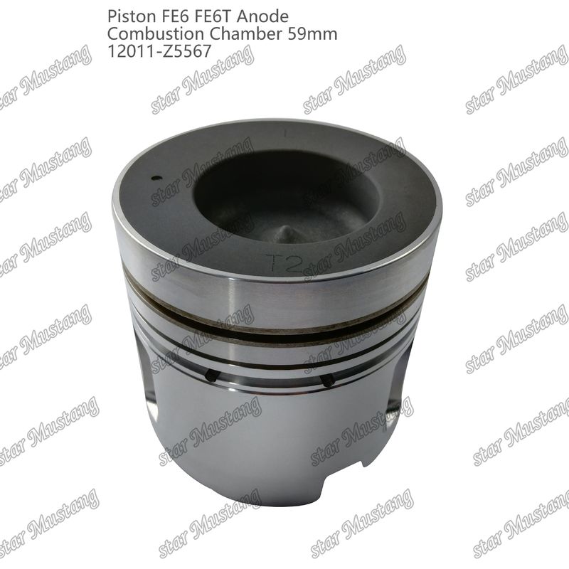 FE6 FE6T Cámara de pistones del motor Tamaño 59mm 3x2x4mm 12011-Z5567 Para repuestos del motor de Nissan